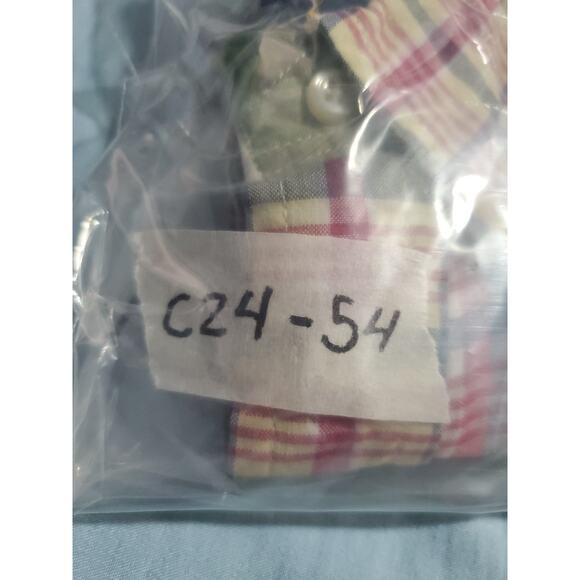 Ralph Lauren Boys Sz 4/4T Short Sleeve Blue Green Checkered Gingham Polo C24-54 - Picture 7 of 7